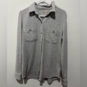 Faherty Heather Gray Casual Shirt